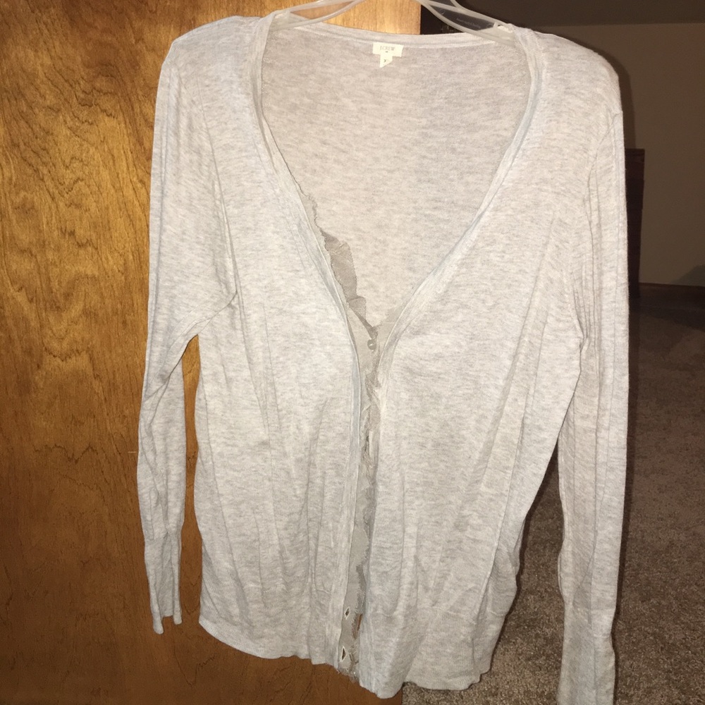J. Crew Ruffled Cardigan